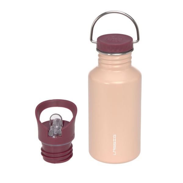 Lassig Bottle Stainless Steel green 1    - without straw
