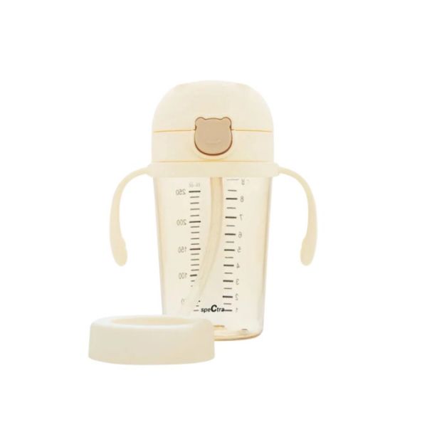 Spectra Bebe Bear Straw cup 250 ml - vanilla