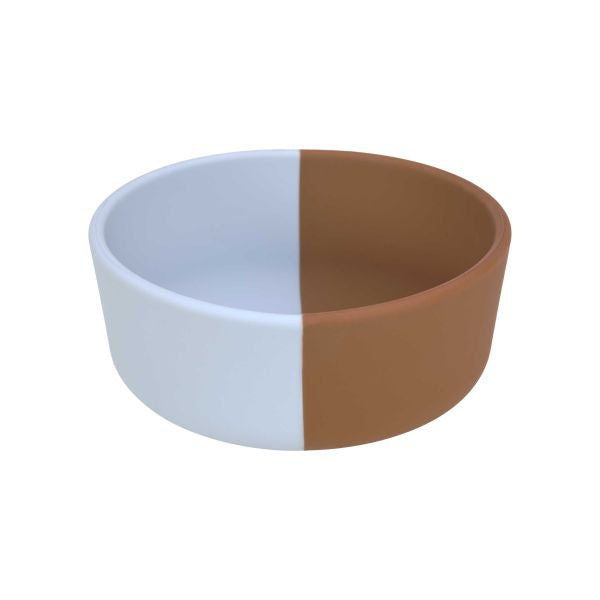 Lassig Silicone Bowl - Smile Sky Blue