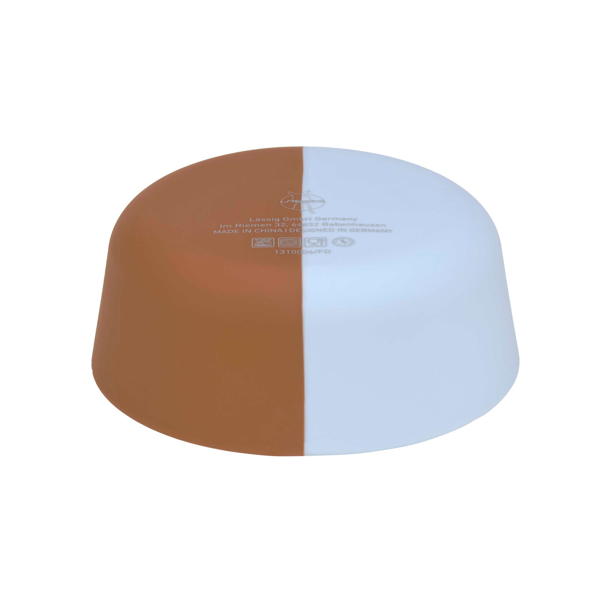 Lassig Silicone Bowl - Smile Sky Blue