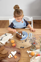 Lassig Silicone Bowl - Smile Sky Blue