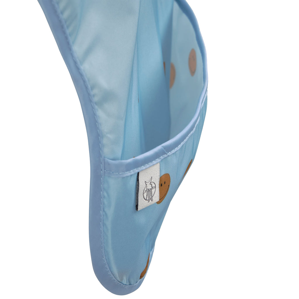 Lassig Lightweight Bib 2 pcs - Smile Sky Blue