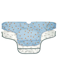 Lassig Long Sleeve Bib 2 pcs - Smile Sky Blue