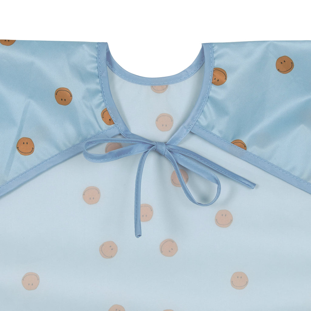 Lassig Long Sleeve Bib 2 pcs - Smile Sky Blue
