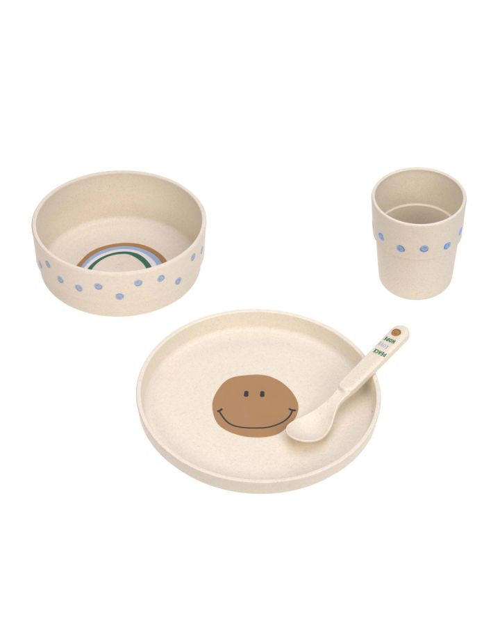 Lassig Tableware Set - PP/Cellulose - Smile