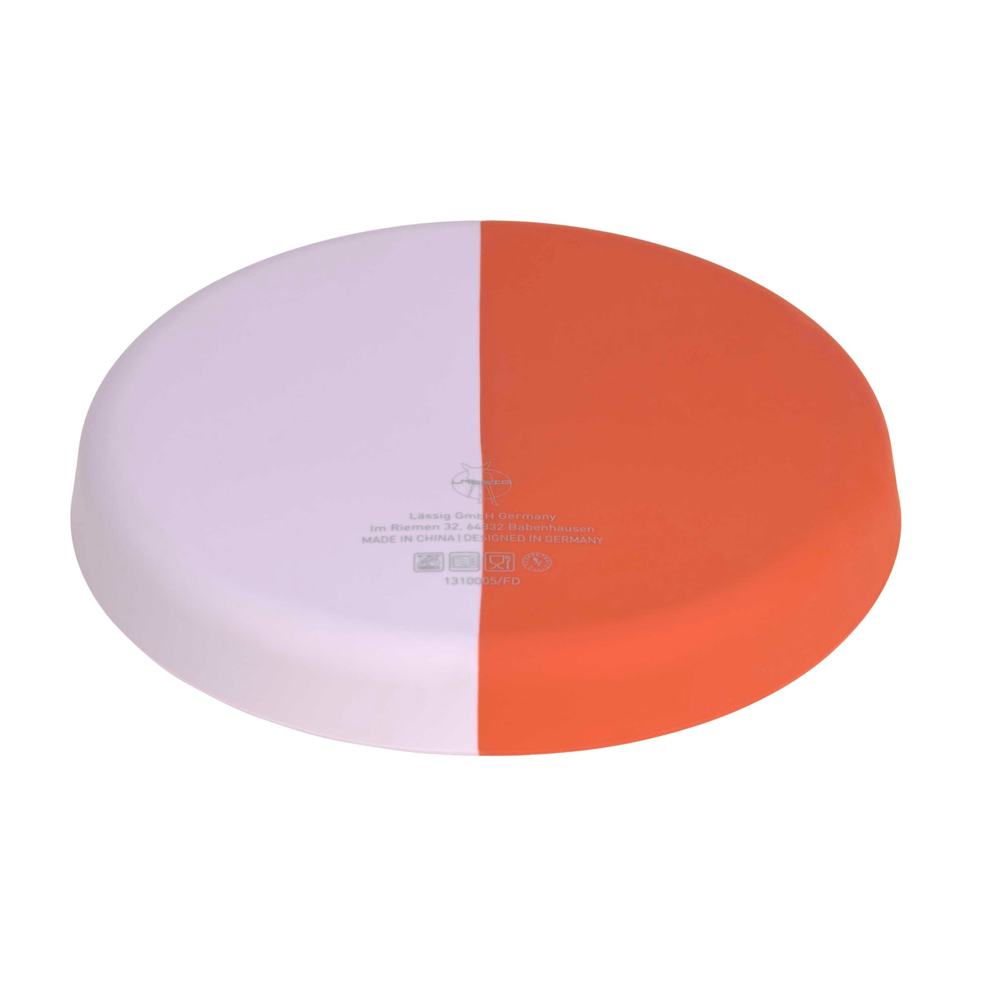 Lassig Silicone Plate - Heart lavender