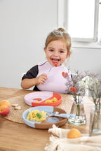 Lassig Silicone Plate - Heart lavender