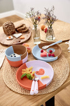 Lassig Silicone Plate - Heart lavender