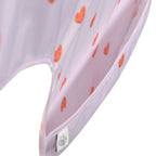 Lassig Long Sleeve Bib 2 pcs - Heart lavender