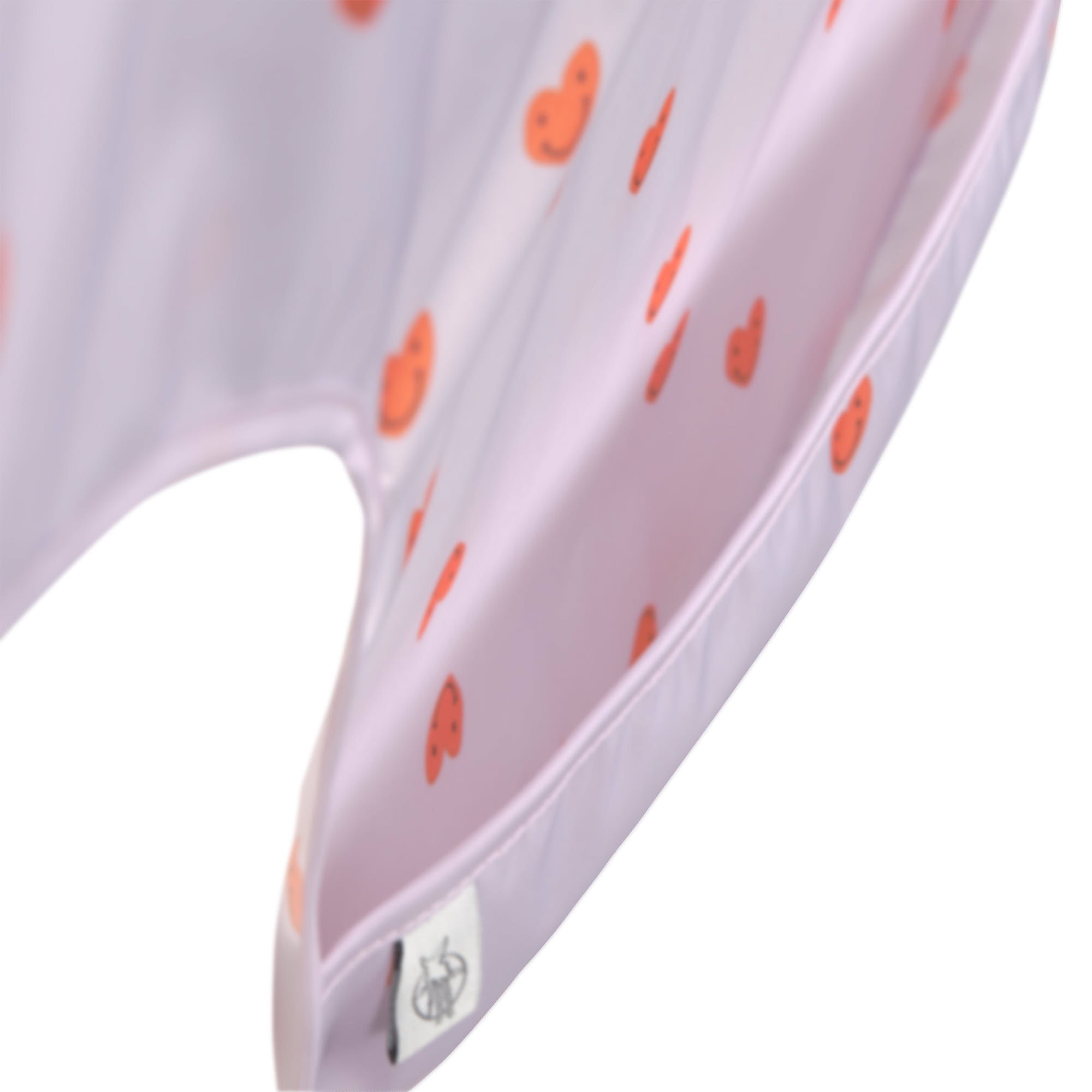 Lassig Long Sleeve Bib 2 pcs - Heart lavender
