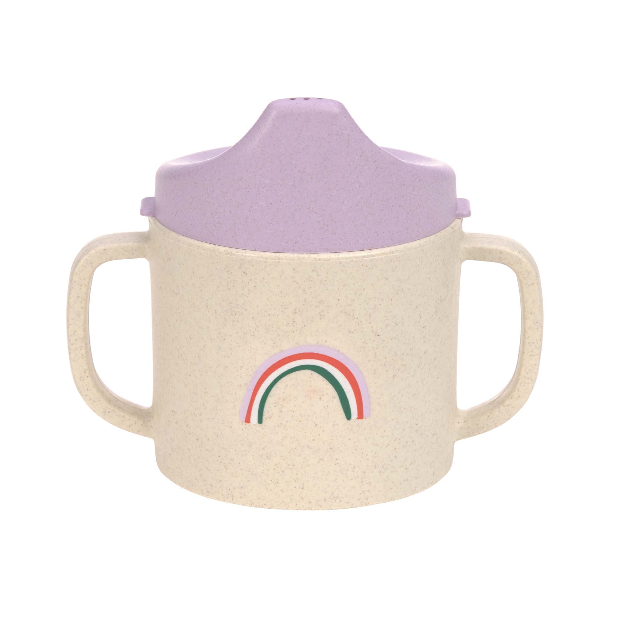 Lassig Sippy Cup PP/Cellulose Happy Rascals Heart lavender