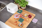 Lassig Snackbox Stainless Steel 3 pcs Happy Rascals Heart lavender