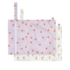 Lassig Wet Bag - 2 pcs - Heart lavender