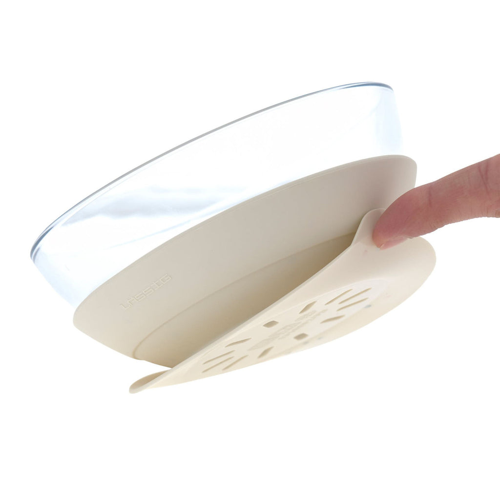 Lassig Dish Set Glass/Silicone - nature