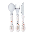Lassig Cutlery Set with Porcelain Handle - 3 pcs – Tiny Farmer