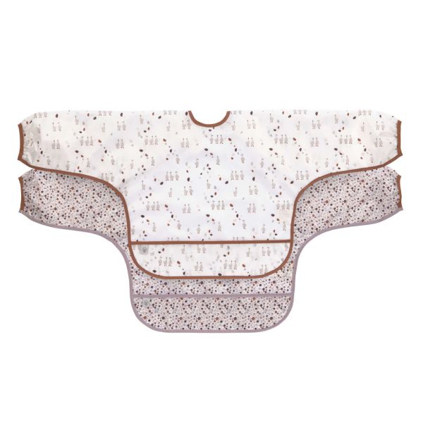 Lassig Long Sleeve Bib 2 pcs - Tiny Farmer Goose