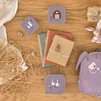Lassig Snackbox Stainless Steel 3 pcs Tiny Farmer lilac