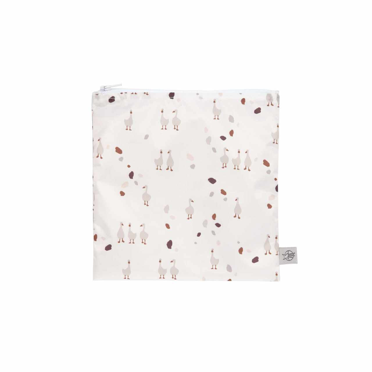 Lassig Snack Bag 2 pcs Tiny Farmer Flowers-Goose