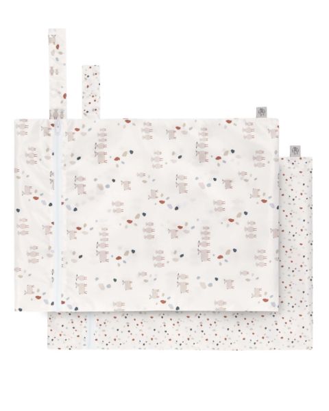 Lassig Wet Bag 2 pcs Tiny Farmer Dots/Sheep