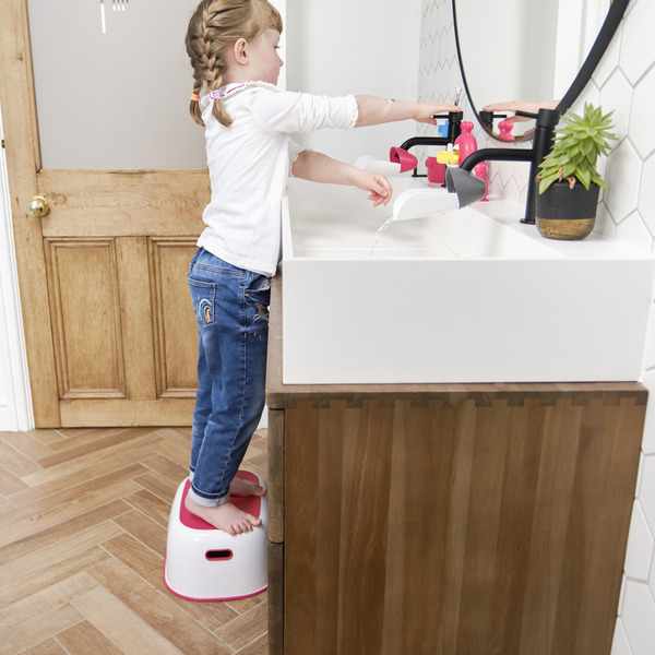 plh StepSTOOL: grippy non-slip top & bottom-Flashbulb Fuschia