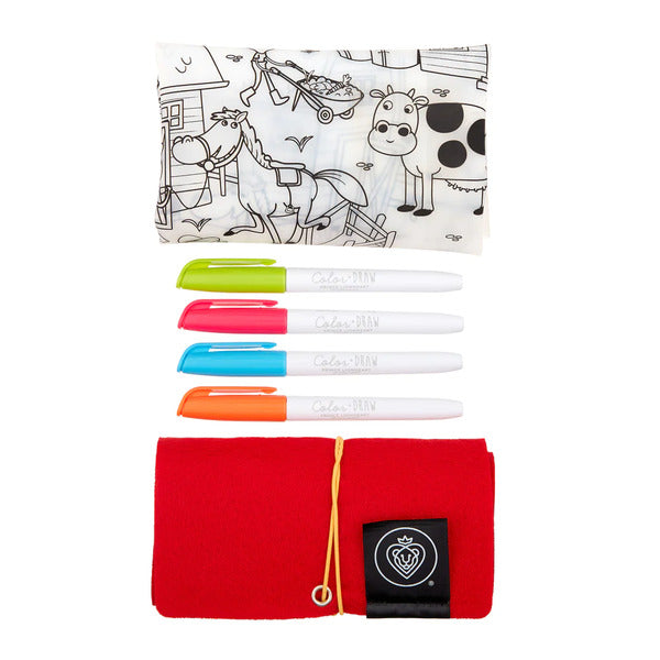 Prince Lion Heart-Colour & Draw Placemat - DIno