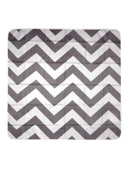 PLH Multi-use catchALLTM floor mat Chevron Grey  & White
