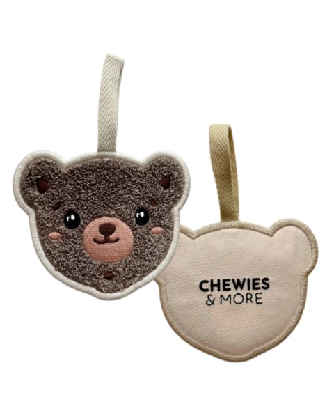 Chewies and More Pacifier cloth holder – Bear