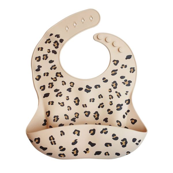 Chewies and More Silicone bib - Leopard