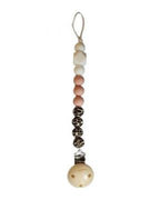 Chewie Clip Silicone Beads Leopard Rose Wit