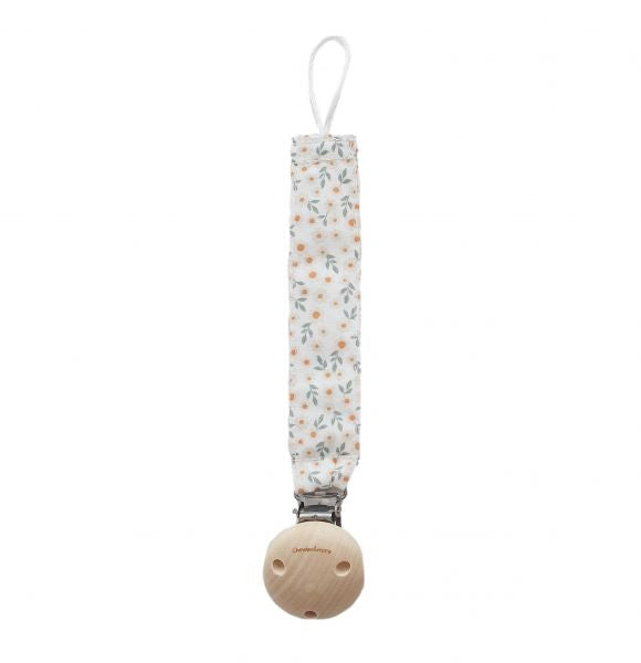 Chewies and More Chewie Clip Spring Flower - White
