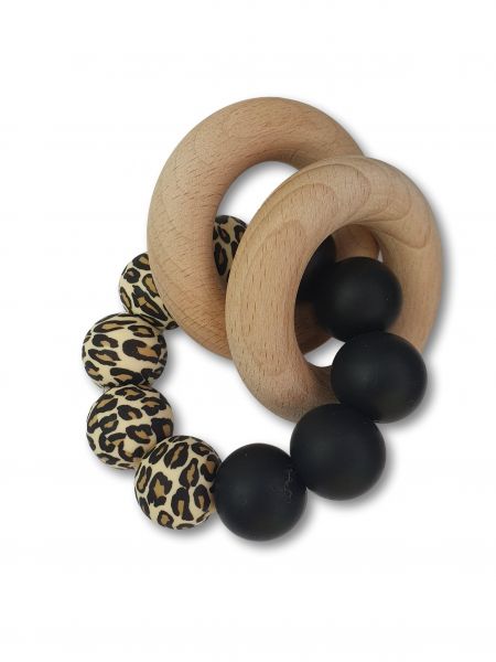 Chewies and More Basic Chewie Rattle Leopard/Black