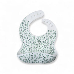 Chewies and More Silicone BIB - Twig/Green