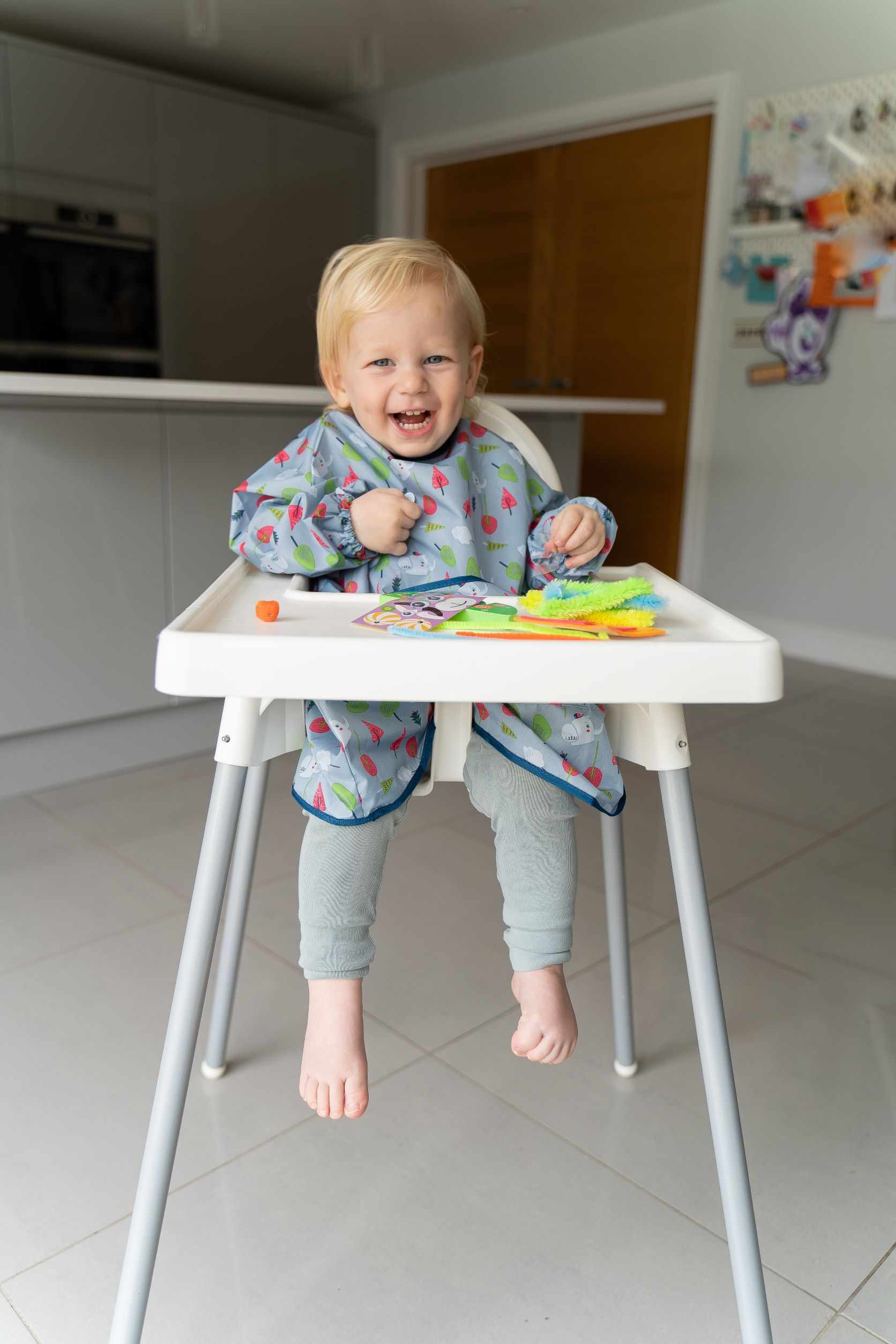 Tidy Tot Coverall Toddler Bib - Mountain Tree