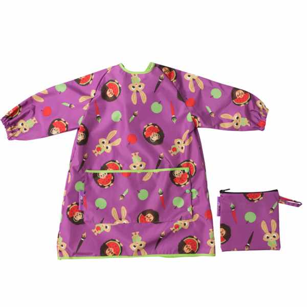 Tidy Tot Coverall Toddler Bib – Plum Purple