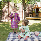 Tidy Tot Coverall Toddler Bib – Plum Purple