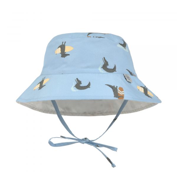 Lassig LSF Sun Protection Bucket Hat - Crocodile sky blue