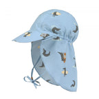 Lassig LSF Sun Protection Flap Hat -  Crocodile sky blue