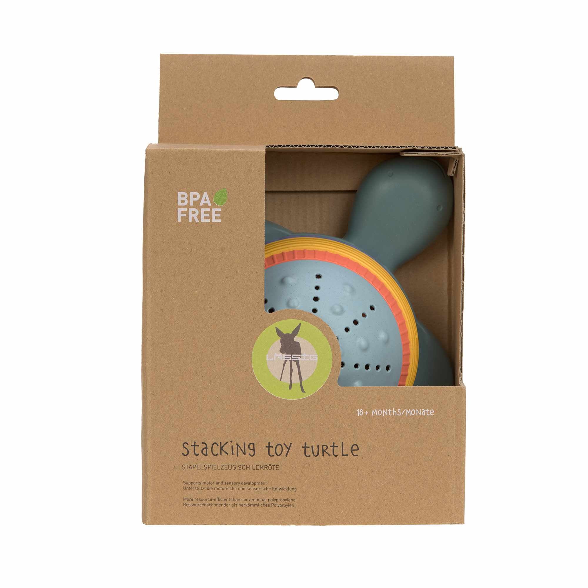 Lassig Stacking Toy - Turtle Green