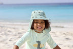 Lassig LSF Short Sleeve Rashguard - Crocodile sea foam
