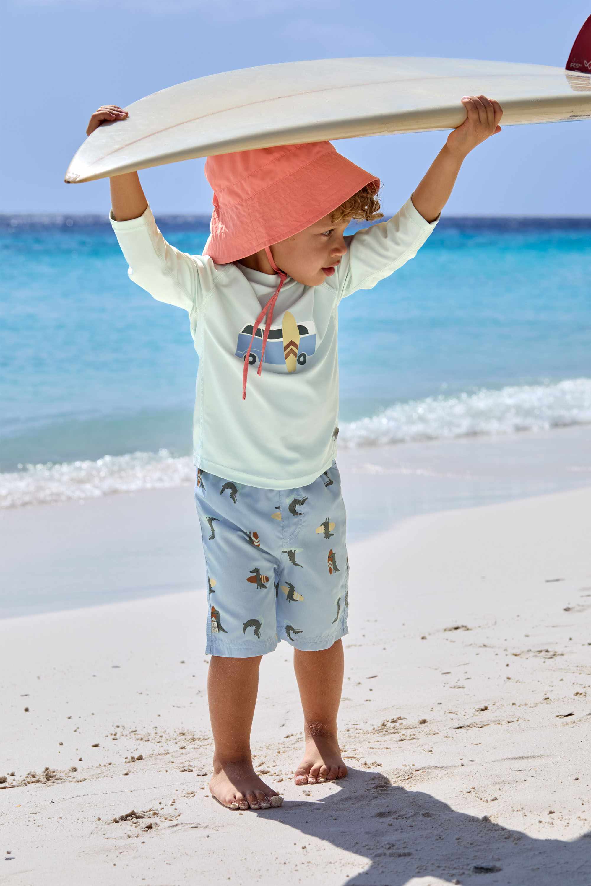 Lassig LSF Board Shorts - Crocodile sky blue