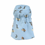 Lassig LSF Sun Protection Flap Hat -  Crocodile sky blue