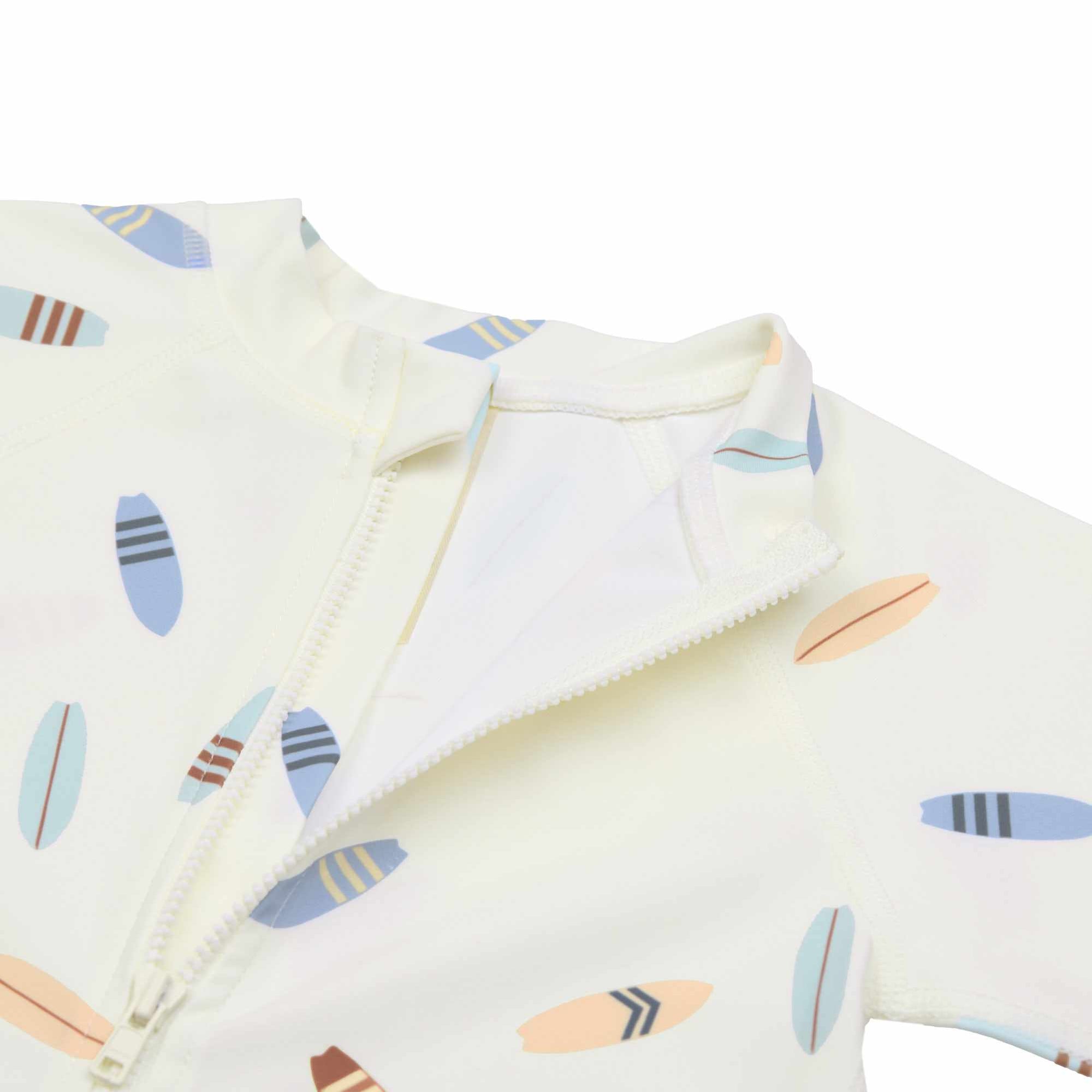 Lassig LSF Short Sleeve Sunsuit - Surfboards sea salt