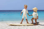 Lassig LSF Short Sleeve Sunsuit - Surfboards sea salt
