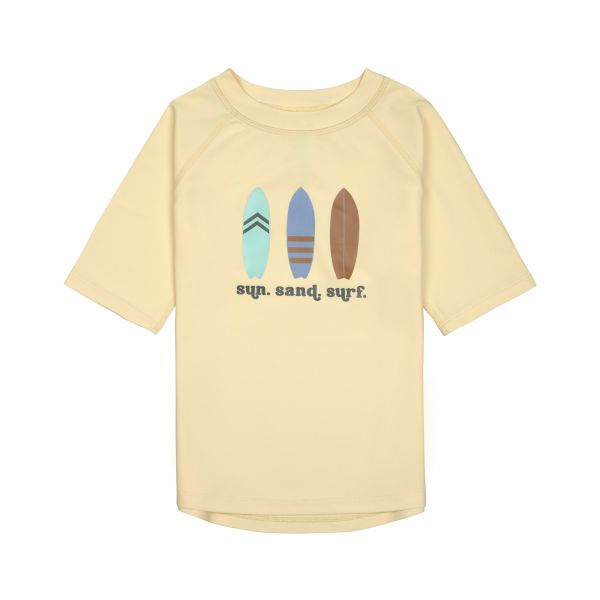 Lassig LSF Short Sleeve Rashguard - Surfboards vanilla