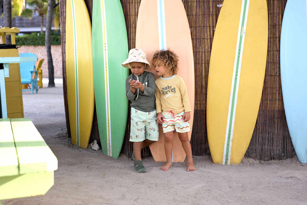 Lassig LSF Board Shorts - Camper sea foam