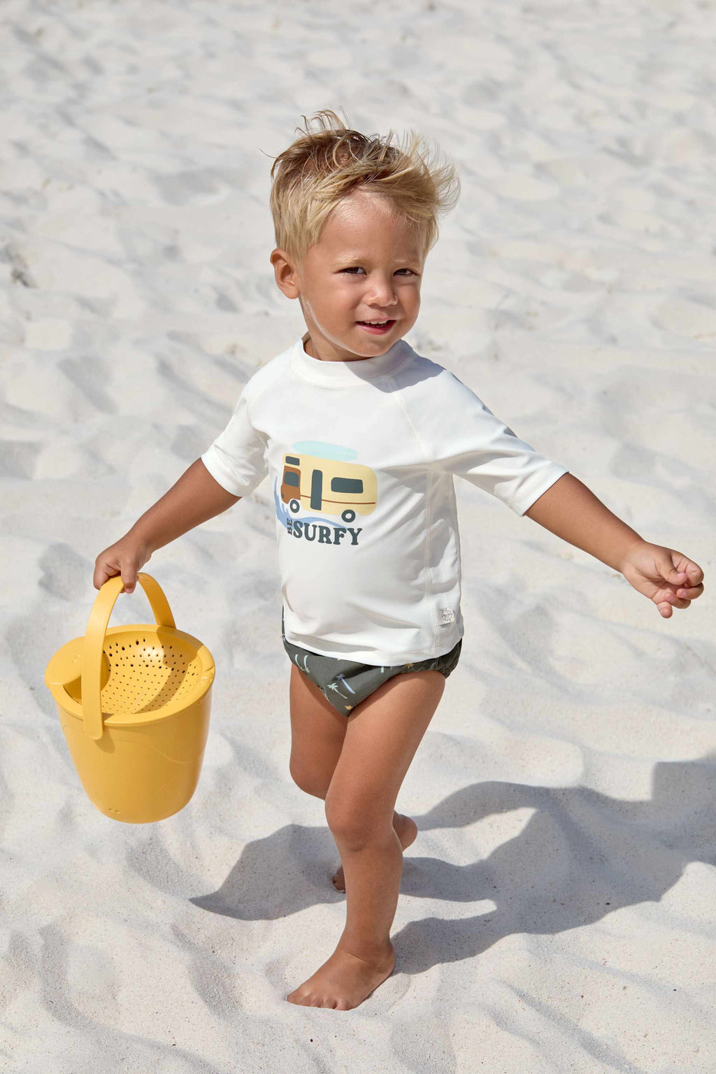 Lassig LSF Short Sleeve Rashguard - Camper sea salt
