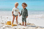 Lassig LSF Short Sleeve Rashguard - Camper sea salt