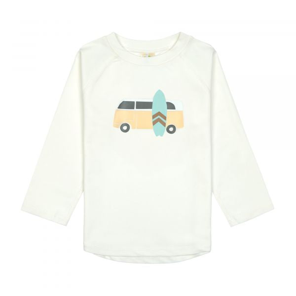 Lassig LSF Long Sleeve Rashguard Kids - Camper sea salt