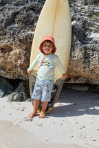 Lassig LSF Long Sleeve Rashguard Kids - Camper sea salt