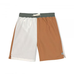 Lassig LSF Board Shorts Kids - sea salt/almond/deep olive